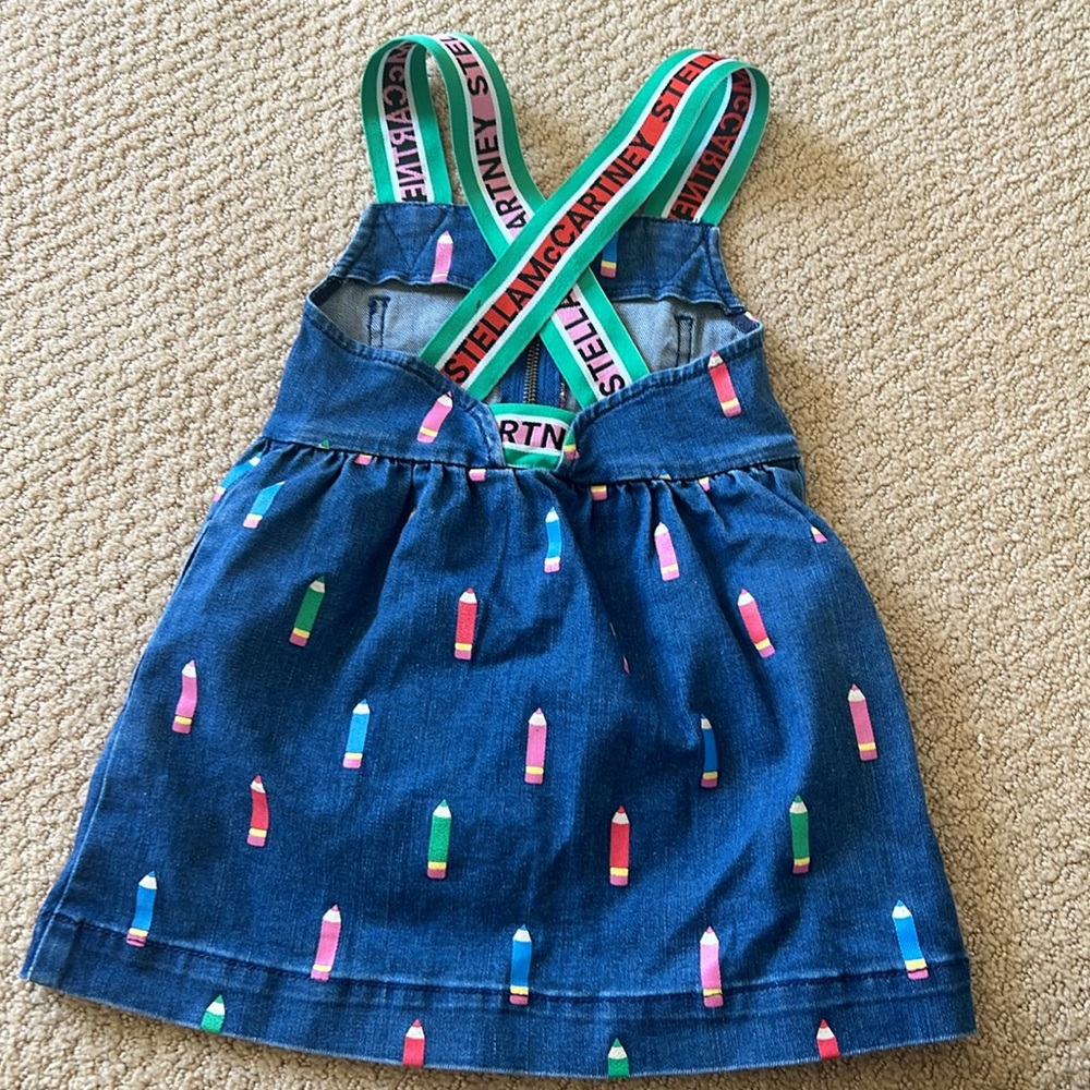 Stella McCartney girls denim dress - Picture 2 of 5